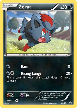 [PKM] Zorua (66/98) [Black & White: Emerging Powers]