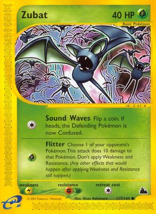 [PKM] Zubat (117/144) [Skyridge]