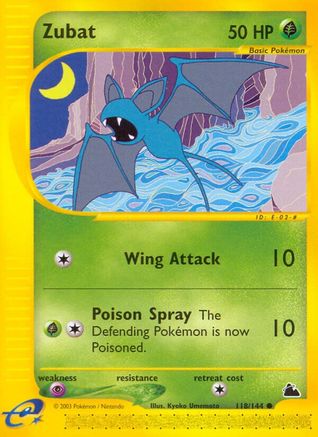 [PKM] Zubat (118/144) [Skyridge]