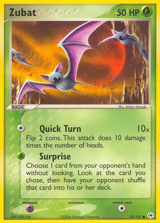 [PKM] Zubat (83/101) [EX: Hidden Legends]