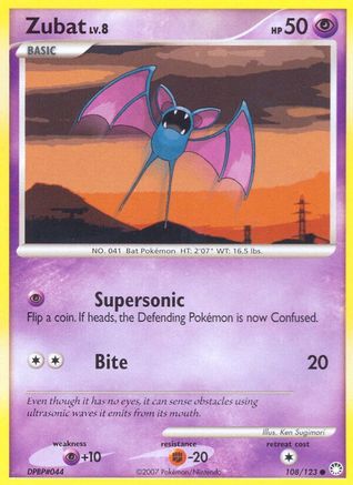 [PKM] Zubat (108/123) [Diamond & Pearl: Mysterious Treasures]