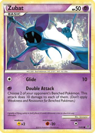 [PKM] Zubat (70/95) [HeartGold & SoulSilver: Unleashed]