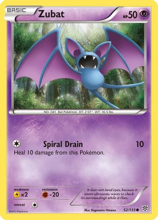 [PKM] Zubat (52/135) [Black & White: Plasma Storm]