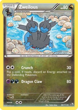 [PKM-C] Zweilous (98/113) [Black & White: Legendary Treasures]