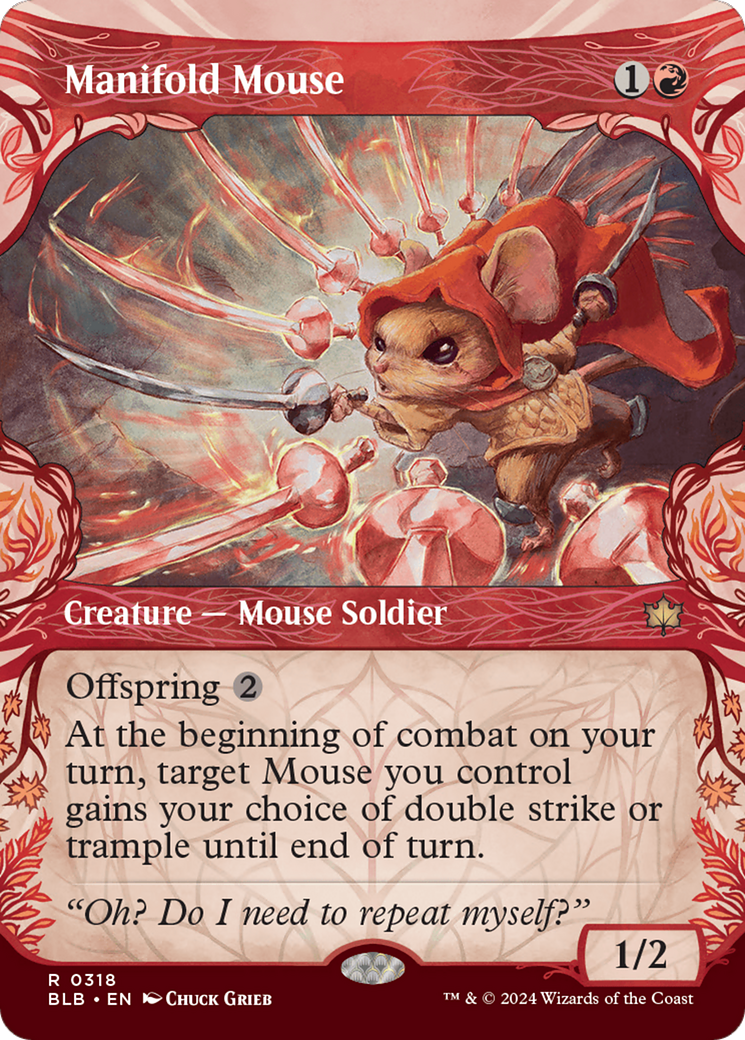 {@R} Manifold Mouse (Showcase) [Bloomburrow][BLB 318]
