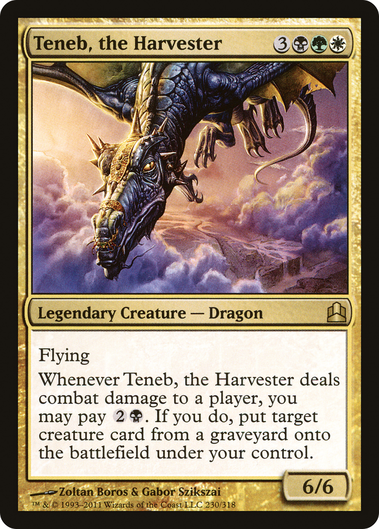 {R} Teneb, the Harvester [Commander 2011][CMD 230]