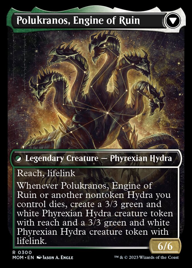 {R} Polukranos Reborn // Polukranos, Engine of Ruin (Multiverse Legends) [March of the Machine][MOM 300]