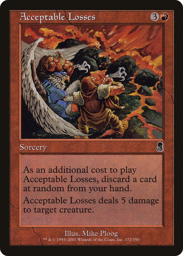 {C} Acceptable Losses [Odyssey][ODY 172]