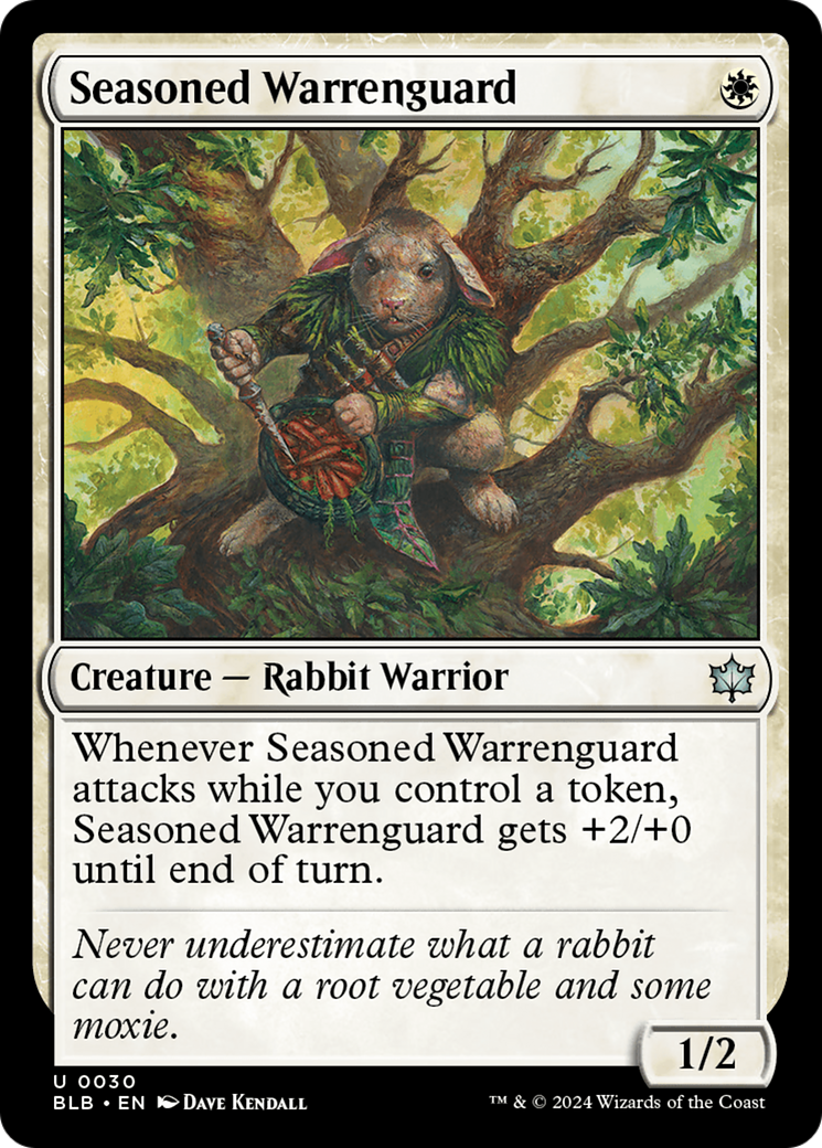 {@C} Seasoned Warrenguard [Bloomburrow][BLB 030]