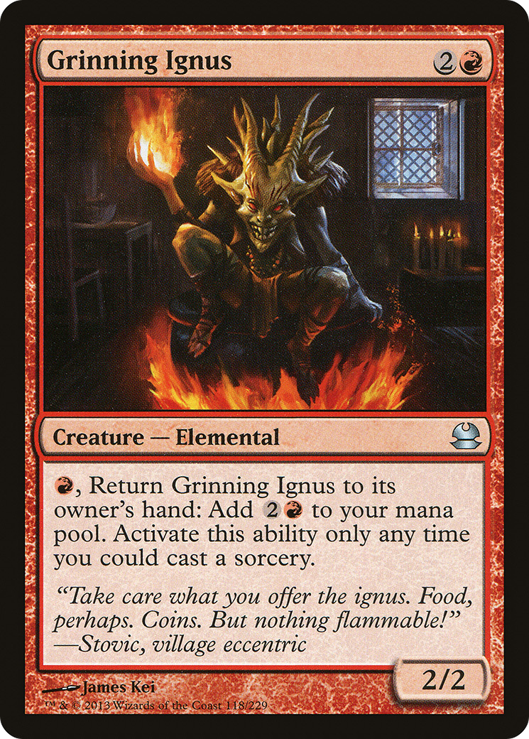 {C} Grinning Ignus [Modern Masters][MMA 118]