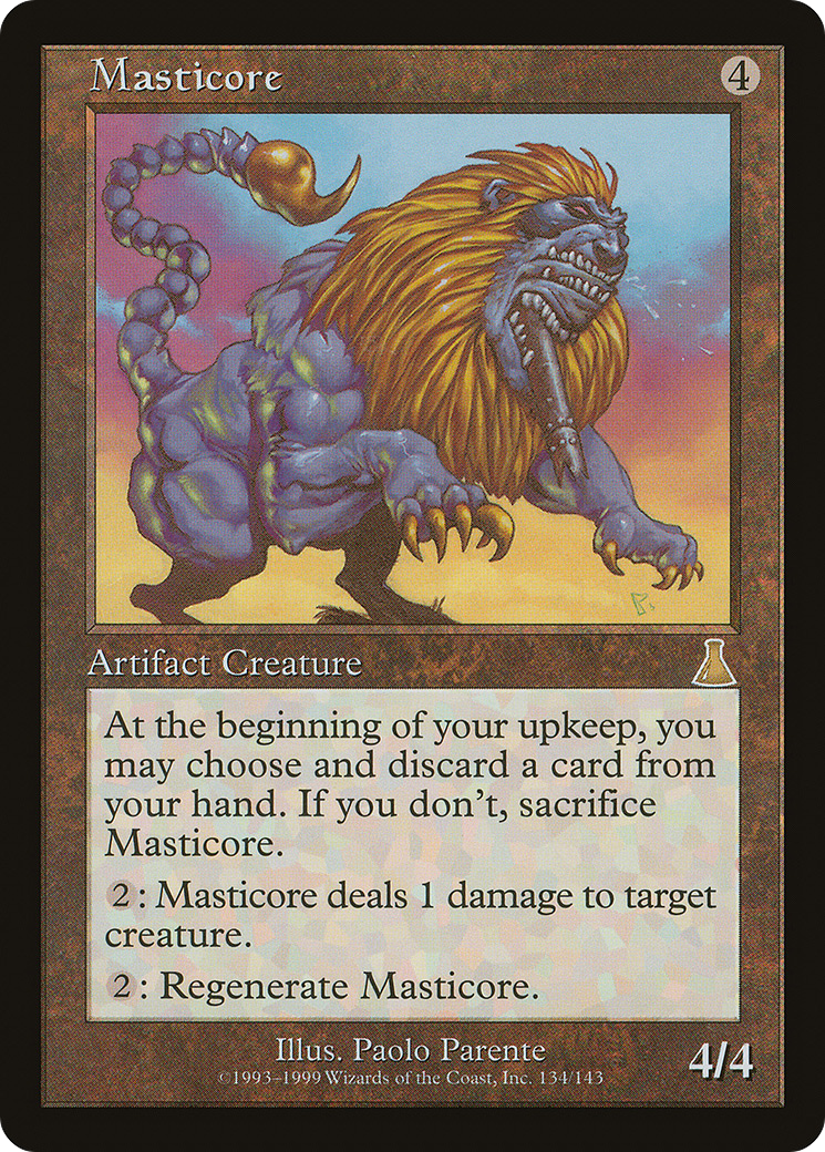 {R} Masticore [Urza's Destiny][UDS 134] - Misty Mountain Games