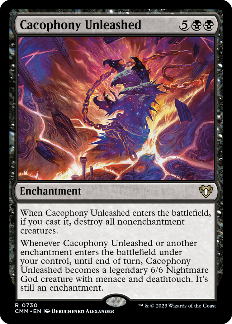 {R} Cacophony Unleashed [Commander Masters][CMM 730]