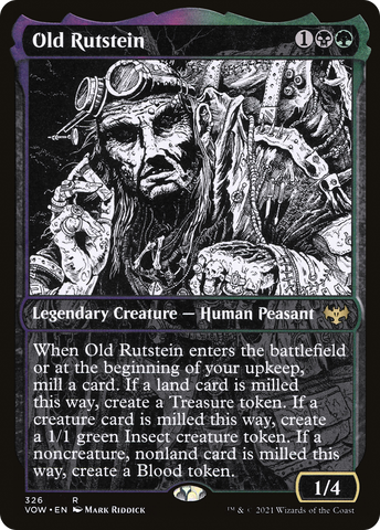 {R} Old Rutstein (Showcase Eternal Night) [Innistrad: Crimson Vow][VOW 326]