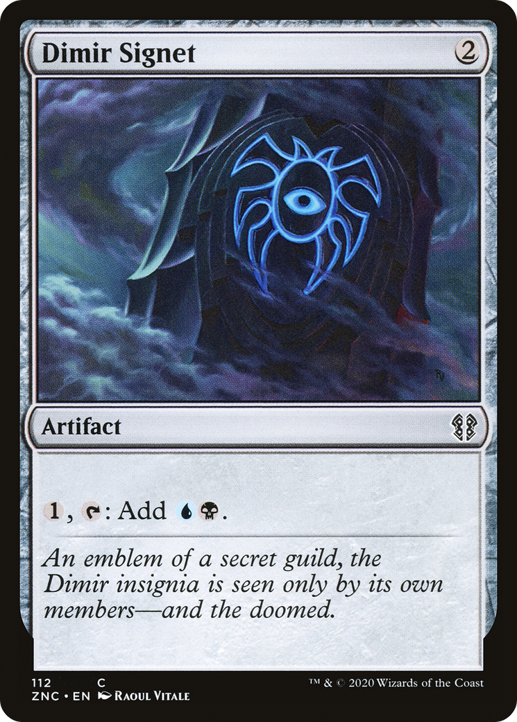 {C} Dimir Signet [Zendikar Rising Commander][ZNC 112]
