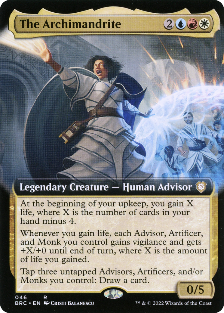 {R} The Archimandrite (Extended Art) [The Brothers' War Commander][BRC 046]