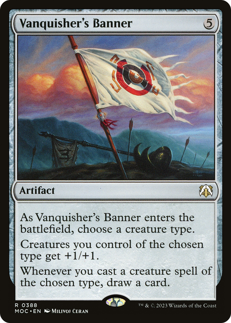 {C} Vanquisher's Banner [March of the Machine Commander][MOC 388]