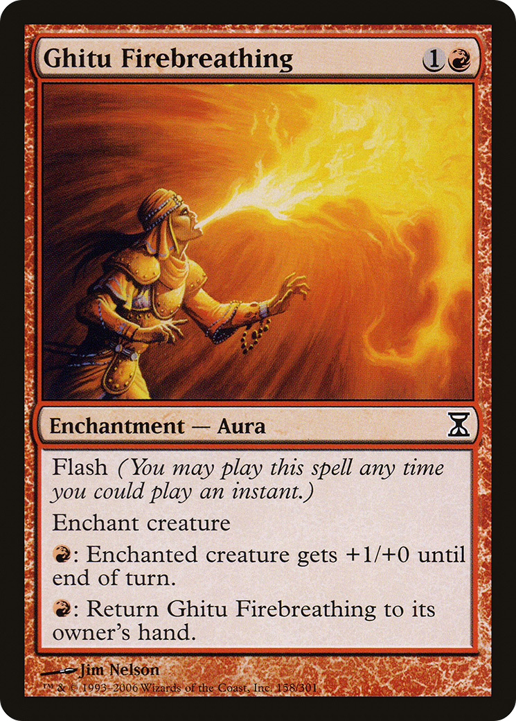 {C} Ghitu Firebreathing [Time Spiral][TSP 158]