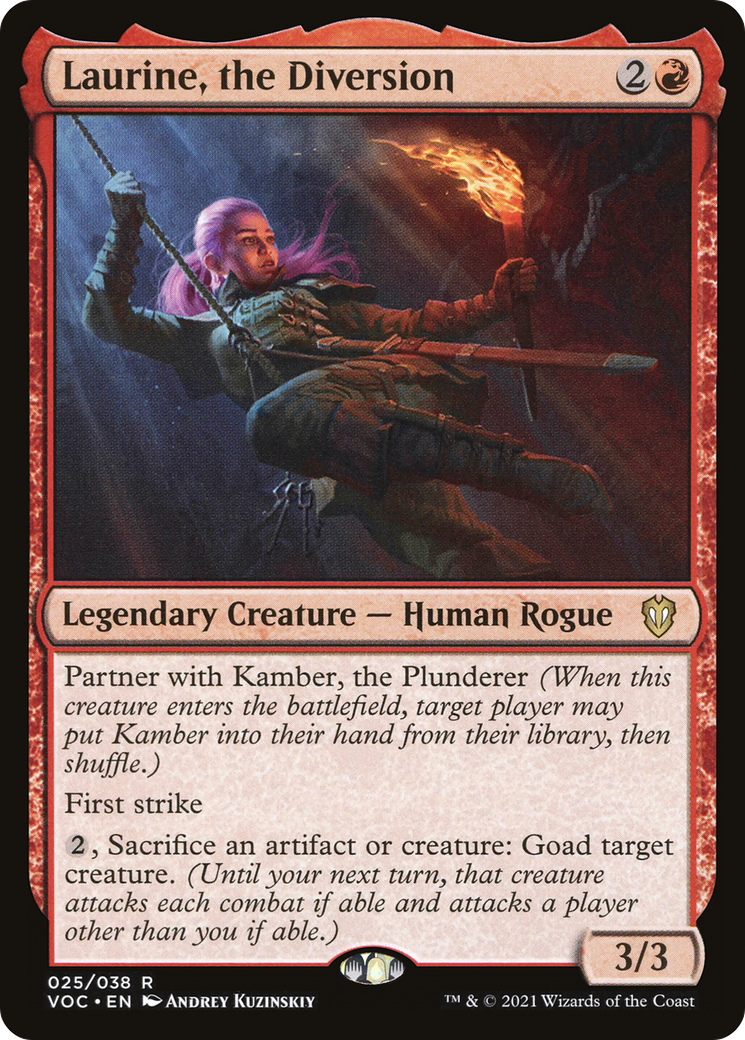 {R} Laurine, the Diversion [Innistrad: Crimson Vow Commander][VOC 025]