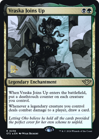 {@R} Vraska Joins Up [Outlaws of Thunder Junction Prerelease Promos][PR OTJ 236]