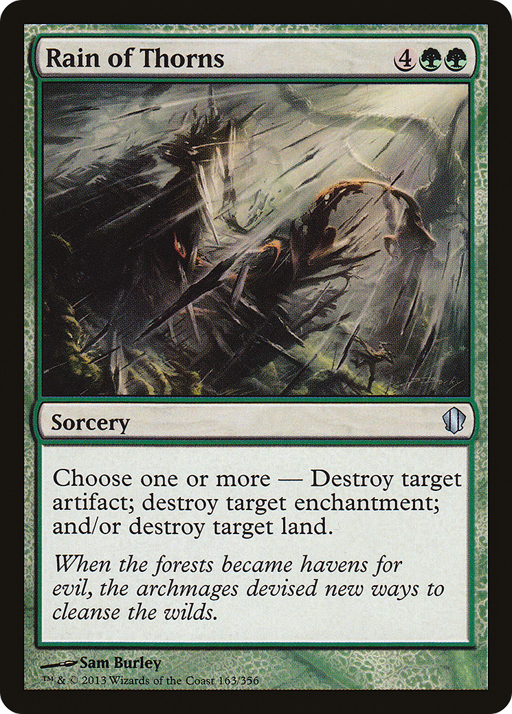 {C} Rain of Thorns [Commander 2013][C13 163]