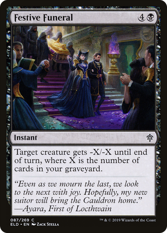 {C} Festive Funeral [Throne of Eldraine][ELD 087]