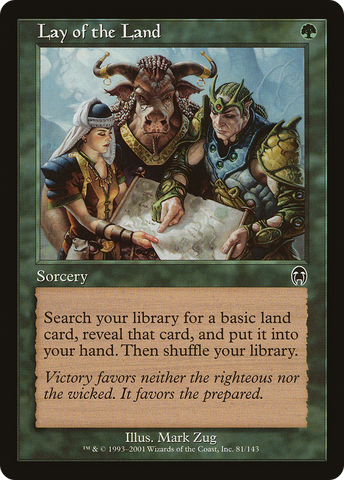 {C} Lay of the Land [Apocalypse][APC 081]