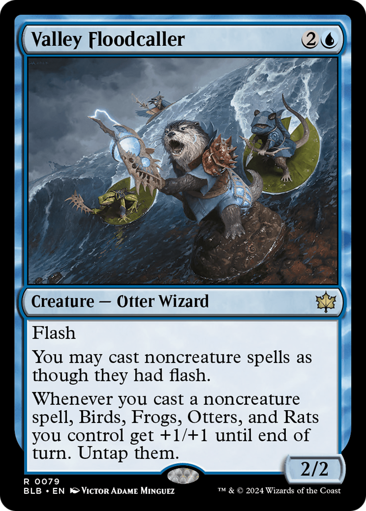 {@R} Valley Floodcaller [Bloomburrow][BLB 079]