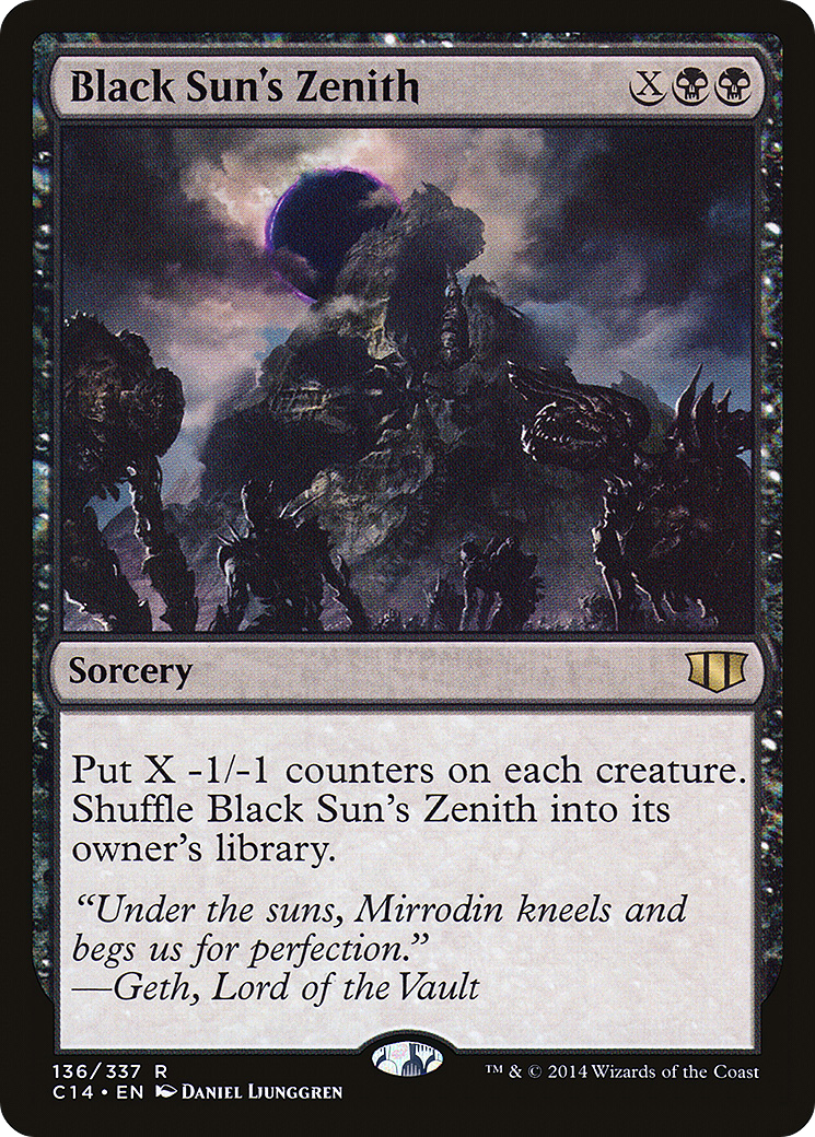 {R} Black Sun's Zenith [Commander 2014][C14 136]