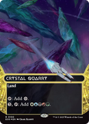 {@@ EOC R} Crystal Quarry (0100) (Borderless) (Galaxy Foil) [Edge of Eternities: Stellar Sights][EOS 100]