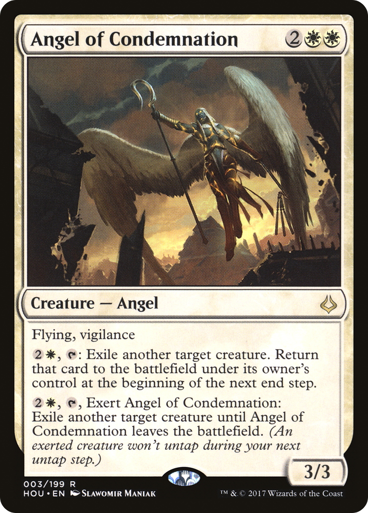 {R} Angel of Condemnation [Hour of Devastation][HOU 003]