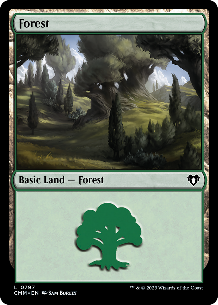 {B} Forest (797) [Commander Masters][CMM 797]