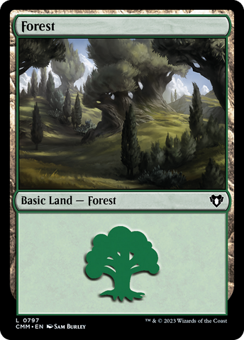 {B} Forest (797) [Commander Masters][CMM 797]