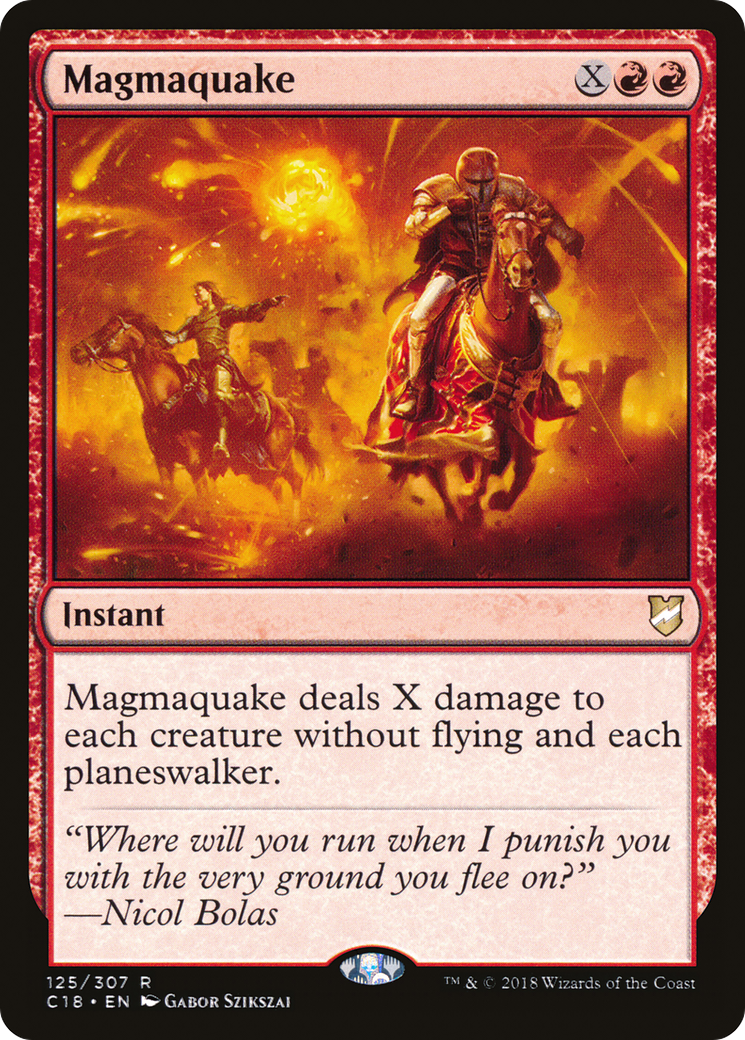 {R} Magmaquake [Commander 2018][C18 125]