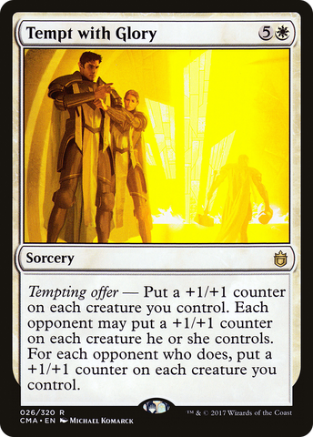 {R} Tempt with Glory [Commander Anthology][CMA 026]