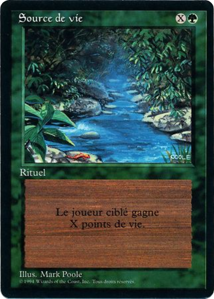 {F} Stream of Life [Foreign Black Border][FBB 3ED 217]