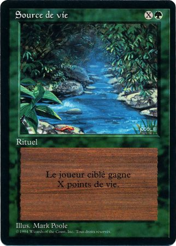 {F} Stream of Life [Foreign Black Border][FBB 3ED 217]