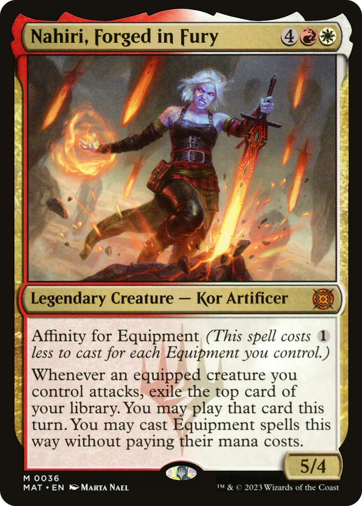 {R} Nahiri, Forged in Fury [March of the Machine: The Aftermath][MAT 036]
