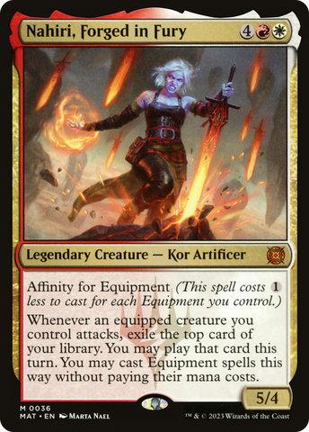 {R} Nahiri, Forged in Fury [March of the Machine: The Aftermath][MAT 036]