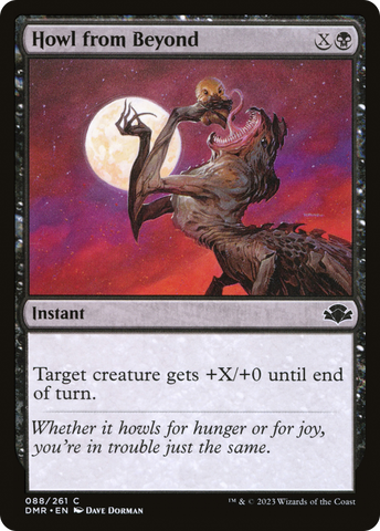 {C} Howl from Beyond [Dominaria Remastered][DMR 088]