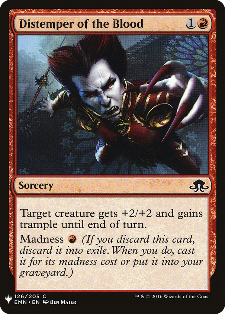 {C} Distemper of the Blood [Mystery Booster][LS EMN 126]