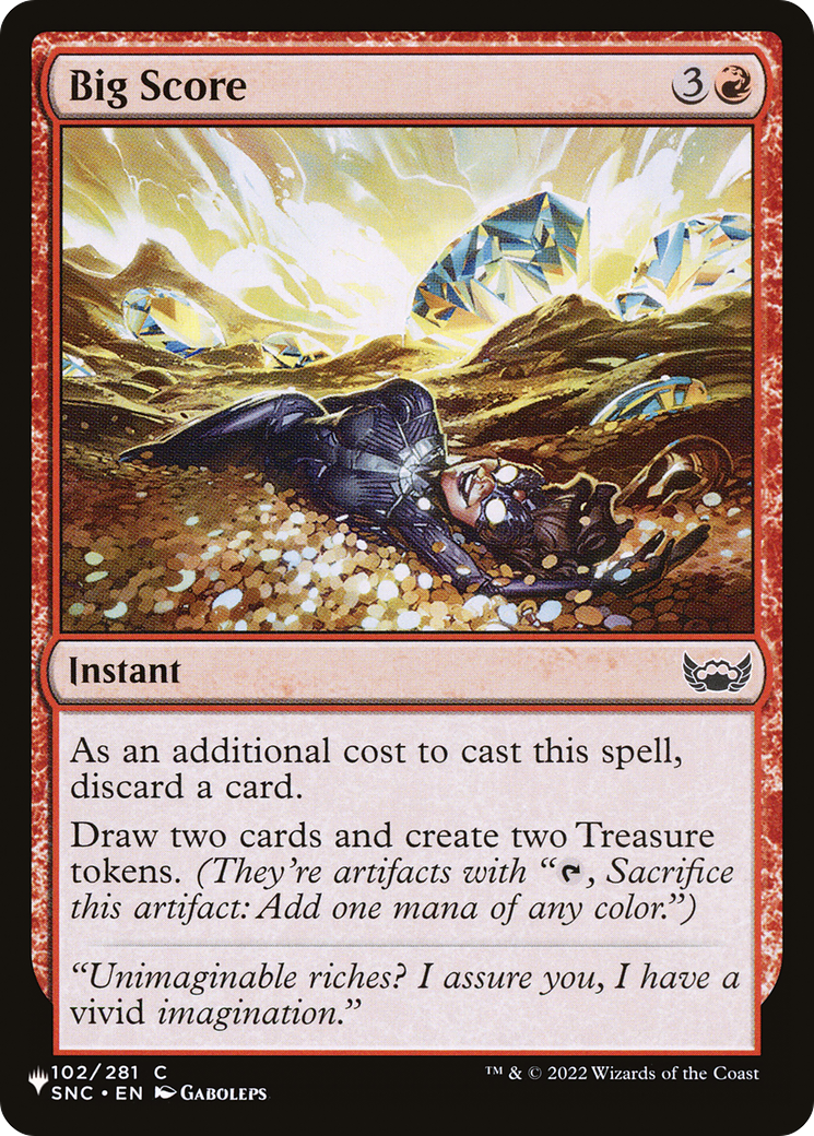 Big Score [LIST 102/281]