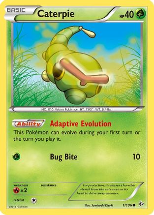 [PKM-C] Caterpie (1/106) [XY: Flashfire]