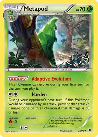 [PKM] Metapod (2/106) [XY: Flashfire]