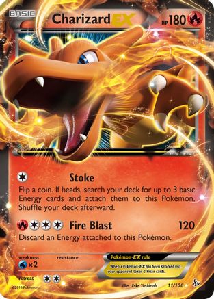 [PKM-R] Charizard EX (11/106) [XY: Flashfire]