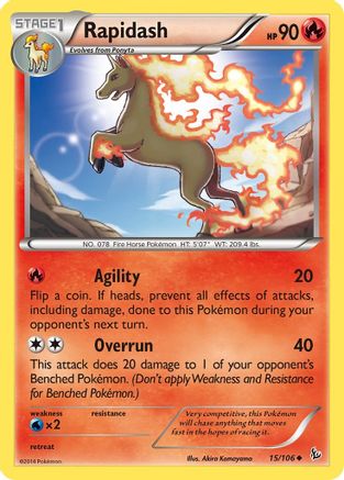 [PKM] Rapidash (15/106) [XY: Flashfire]