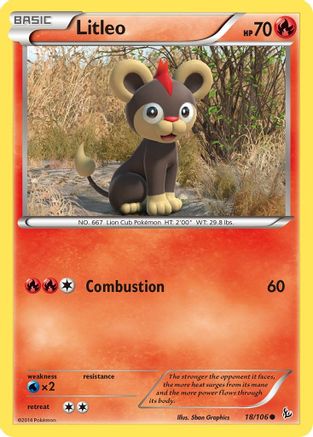 [PKM] Litleo (18/106) [XY: Flashfire]