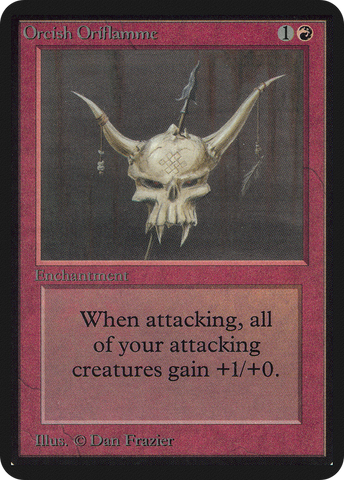 {C} Orcish Oriflamme [Alpha Edition][LEA 166]