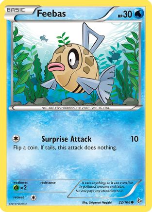 [PKM] Feebas (22/106) [XY: Flashfire]