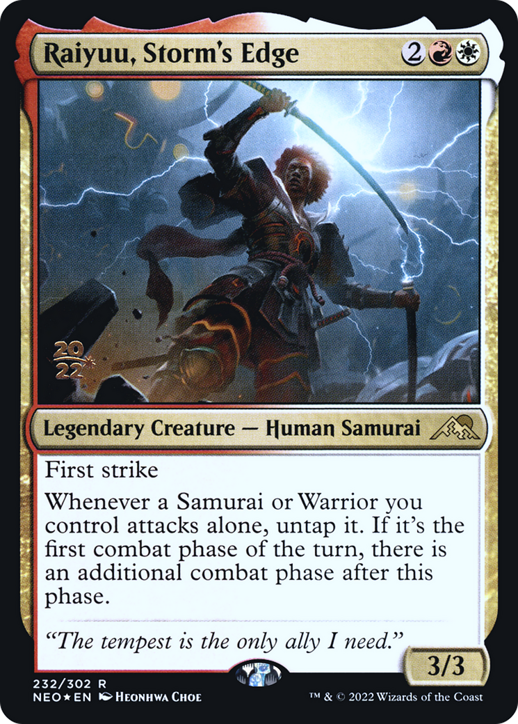 {R} Raiyuu, Storm's Edge [Kamigawa: Neon Dynasty Prerelease Promos][PR NEO 232]