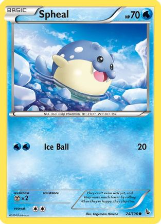 [PKM-C] Spheal (24/106) [XY: Flashfire]